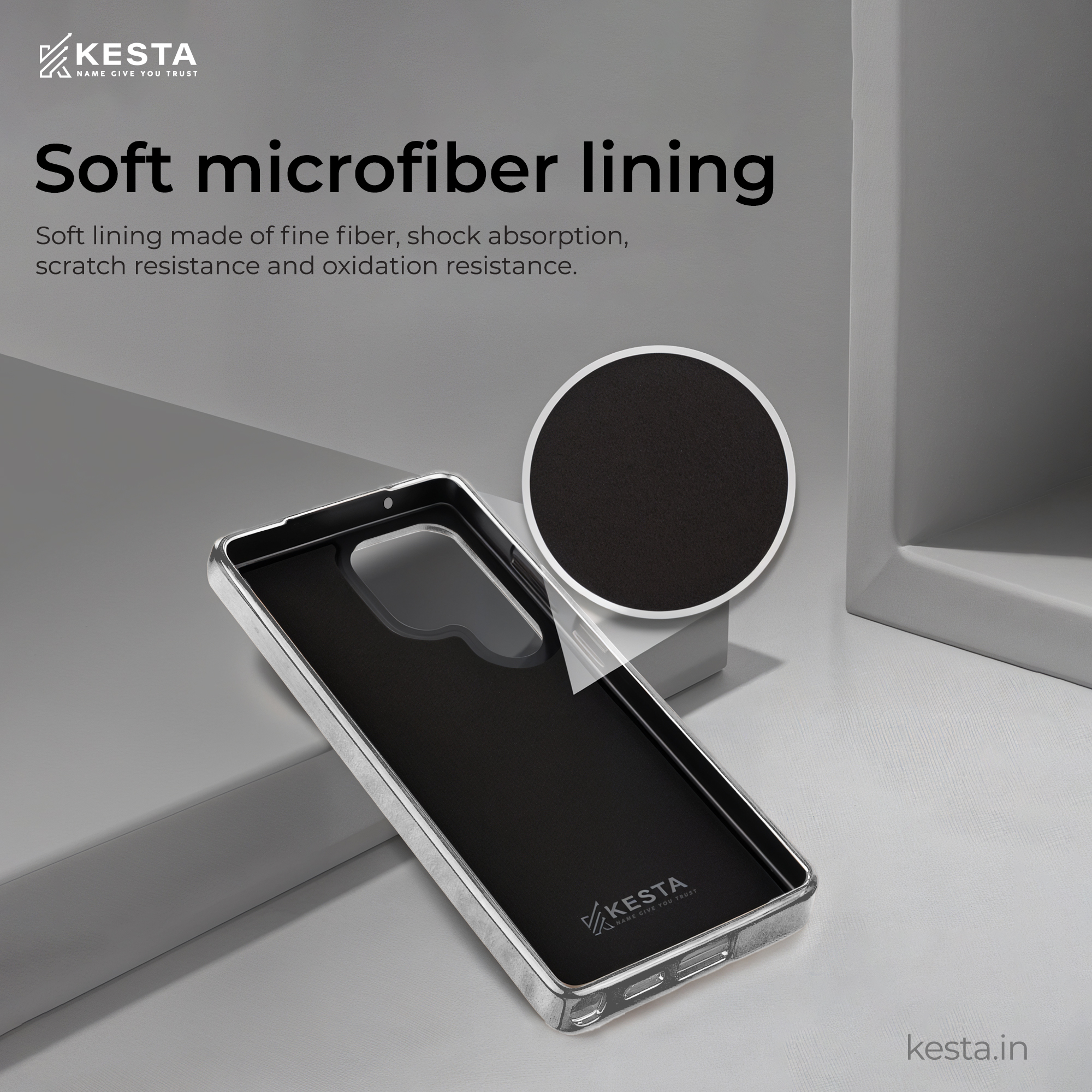 Samsung S25 Ultra Cover - Classy Elite Gray Leather Case (Built-In Magnetic Ring Holder)